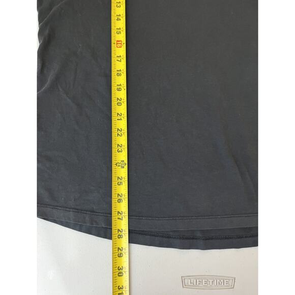 Lululemon Grunge Casual Tee Shirt Athletic Gym Training Workout Running Hiking - Picture 9 of 11